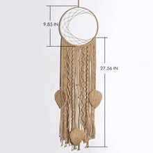 Load image into Gallery viewer, Handmade Macrame Moon Dream Catcher wall hanging Big Size
