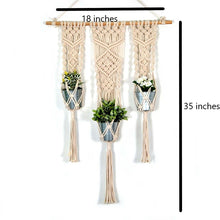 Load image into Gallery viewer, Macrame plant hanger 
