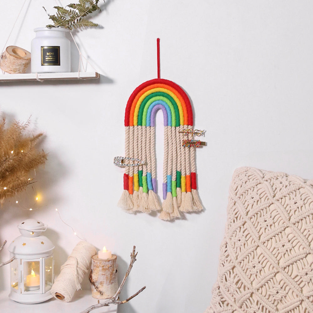 Rainbow Macrame Wall Hang