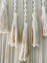 Load image into Gallery viewer, Geometric Macrame Wall Hang with Tassels
