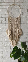 Load image into Gallery viewer, Handmade Macrame Moon Dream Catcher wall hanging Big Size
