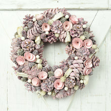 Load image into Gallery viewer, Handmade real dried pine cones Wreath for all occasions
