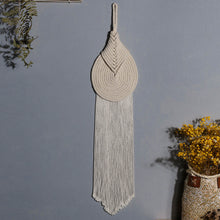 Load image into Gallery viewer, Pipa Knot inspired handmade Macrame wall art
