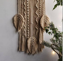 Load image into Gallery viewer, Handmade Macrame Moon Dream Catcher wall hanging Big Size
