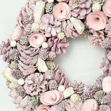 Load image into Gallery viewer, Handmade real dried pine cones Wreath for all occasions
