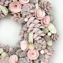 Load image into Gallery viewer, Handmade real dried pine cones Wreath for all occasions
